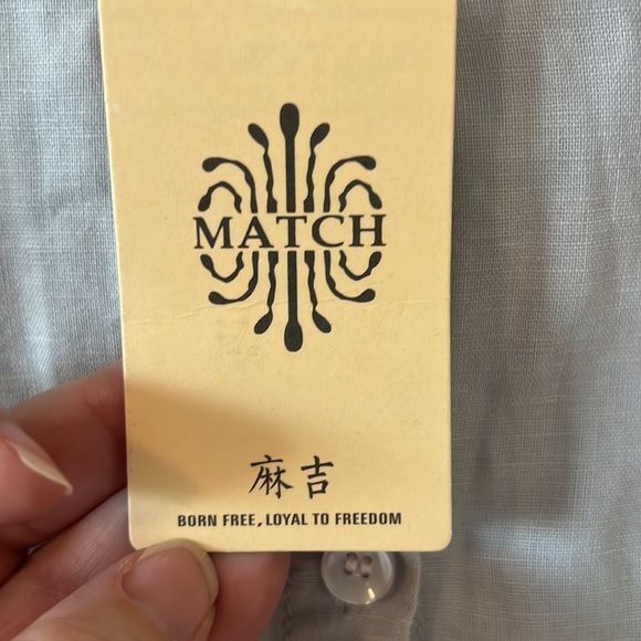 Matchstick linen top grey XXL NWT lightweight workwear relaxed neutral office - Picture 15 of 15